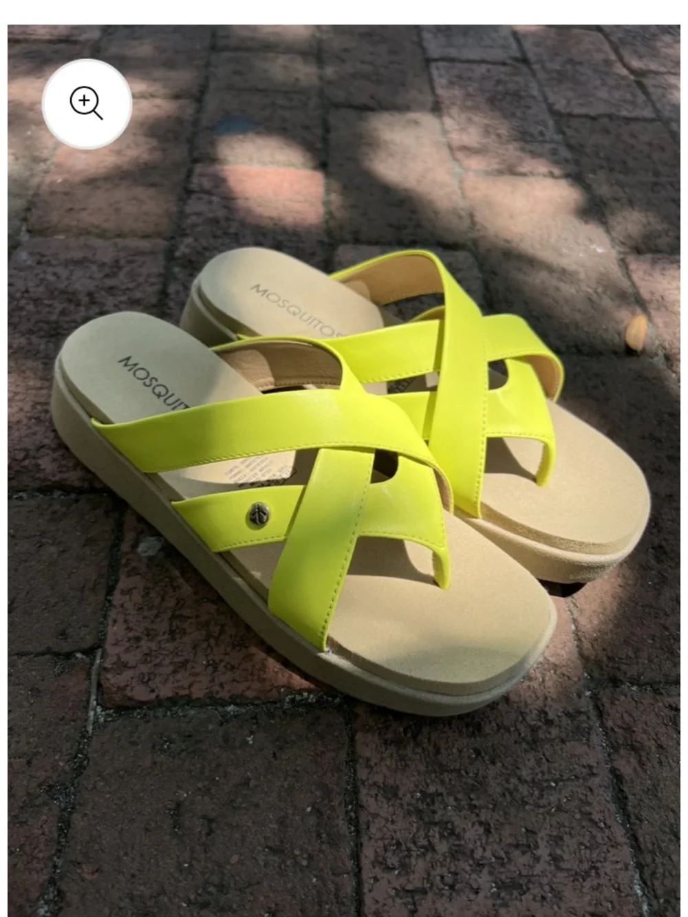 Sayulita Sandal in Neon Yellow DE LEON LEATHER CO Fast Drying Memory Foam Slides